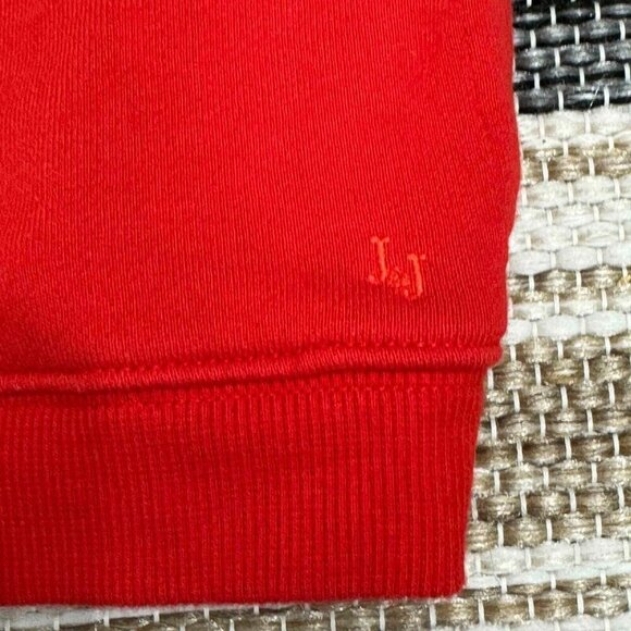 Janie And Jack Boys Sweatshirt Cozy Shawl Collar Pullover Holiday Red 3-6 Months - Picture 7 of 9